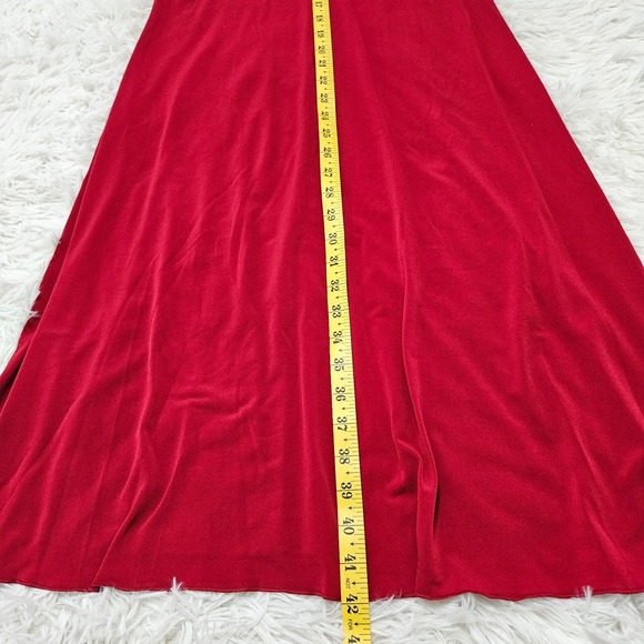 Spenser Jeremy Sz 10 Red Beaded Neckline Halter Y2k Babydoll Preppy Mini Dress - Picture 6 of 9